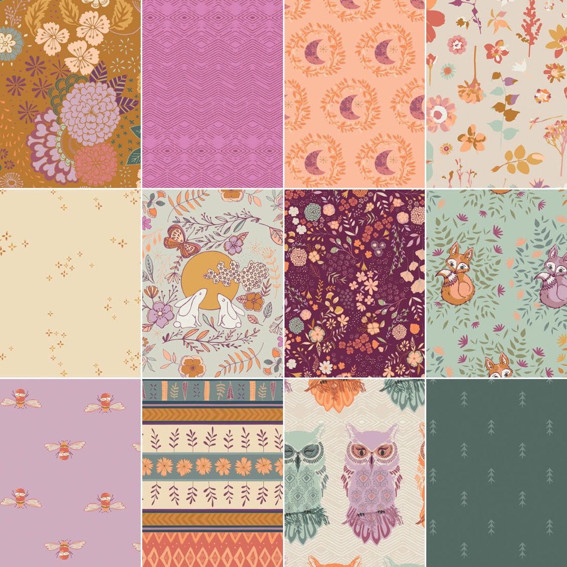 Vintage Floral Patchwork Quilt