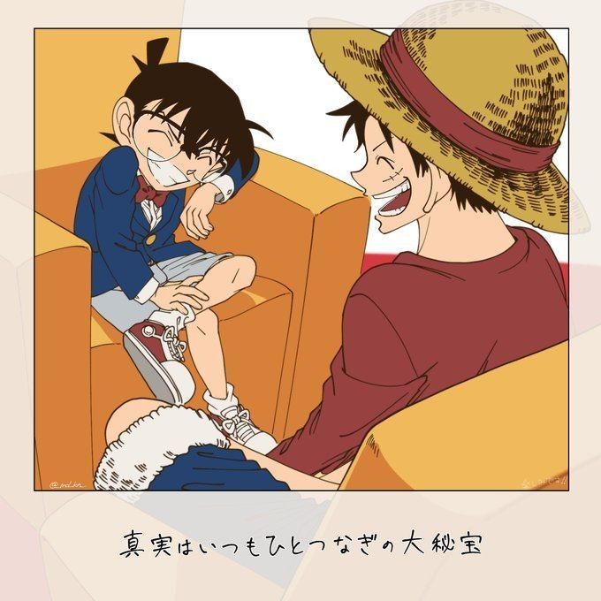 Conan and Luffy Crossover