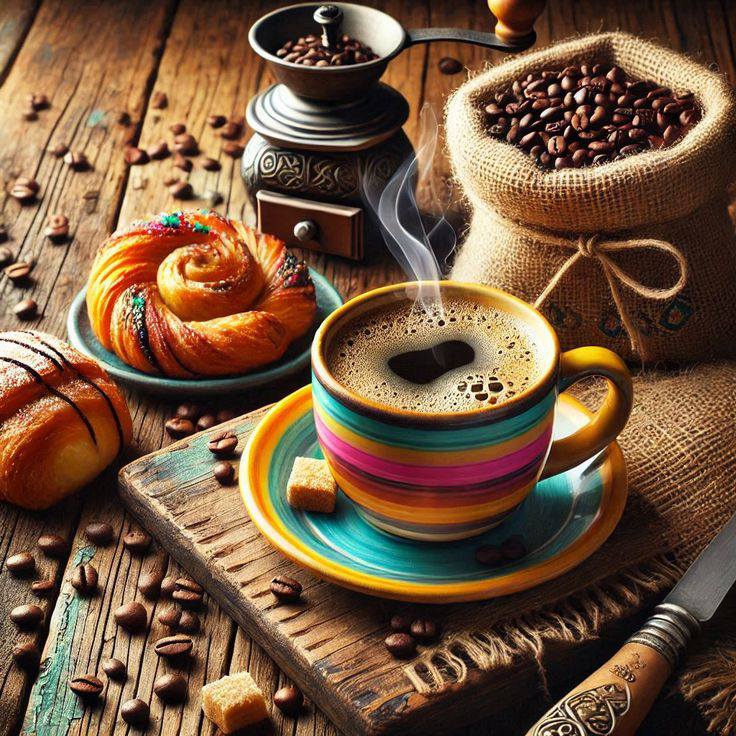 Turkish Coffee and Pastries