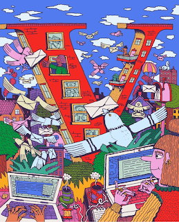 Colorful Mail Illustration