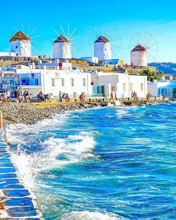 Mykonos Windmills Greece