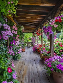 Flower Garden Pergola