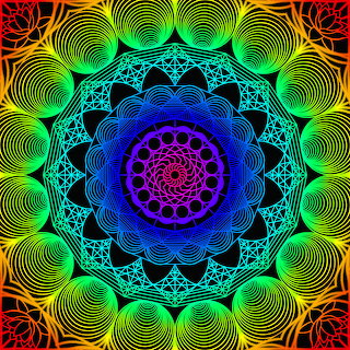 Rainbow Mandala