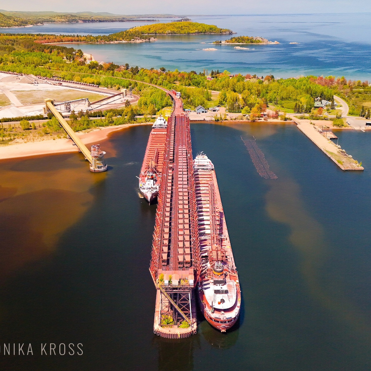 Aerial Ferry Dock