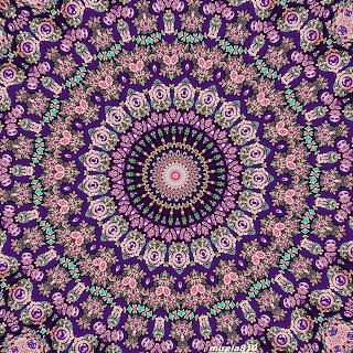 Purple Floral Mandala