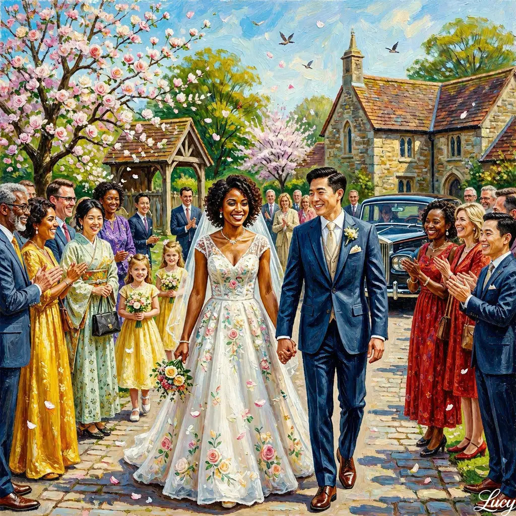 Wedding Celebration Painting