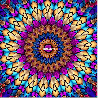 Colorful Stained Glass Mandala