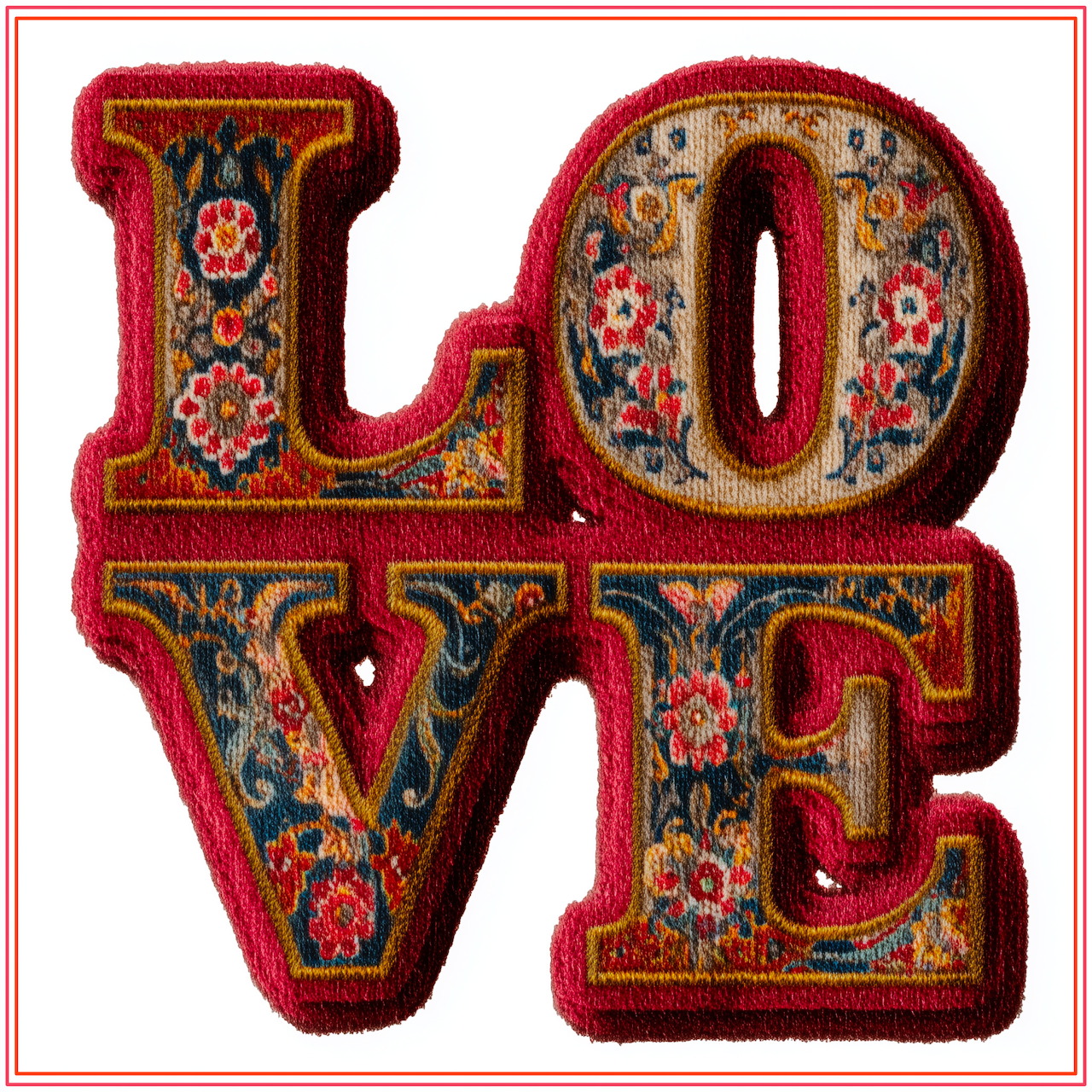 Decorative LOVE Letters