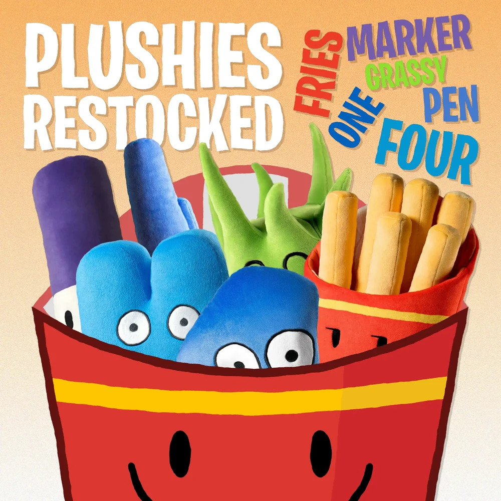 BFDI Plushie Characters