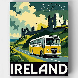 Ireland Travel Poster