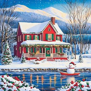 Winter House by Snowy River