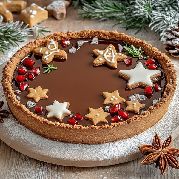 Christmas Chocolate Tart