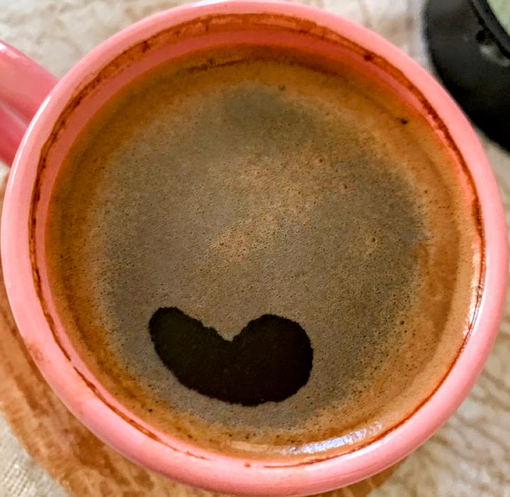 Espresso Crema Heart Design
