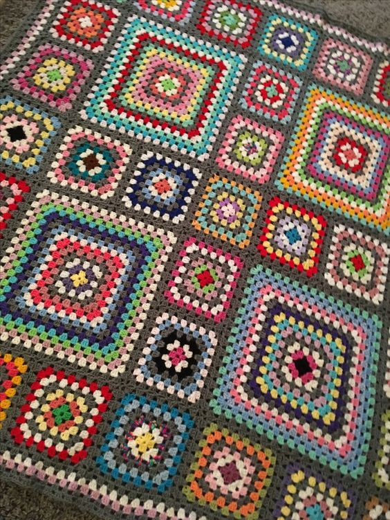 Colorful Granny Squares
