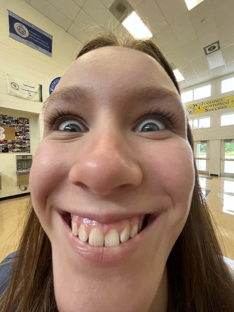 Funny Goofy Face Selfie