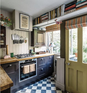 Compact Cottage Kitchen Interior
