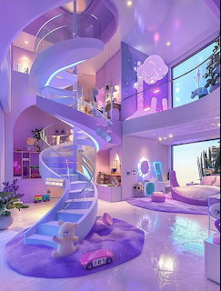 Purple Fantasy Dream Room