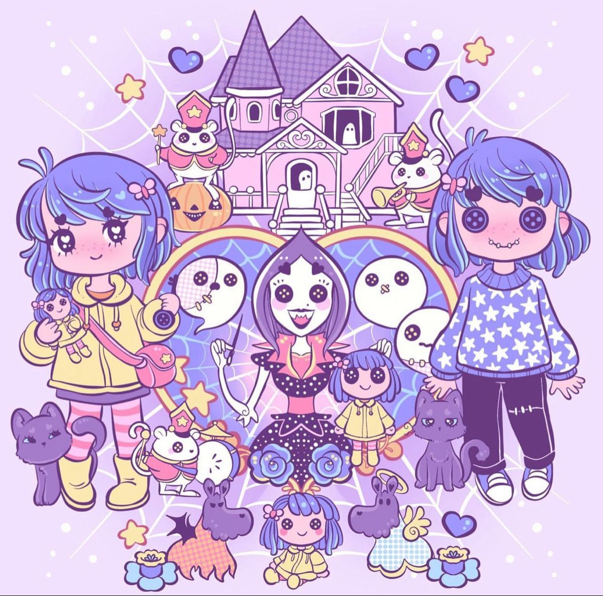 Chibi Coraline Characters
