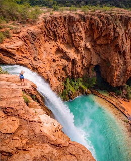 Red Rock Canyon Waterfall