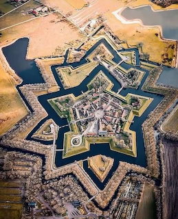 Bourtange Fort Aerial View