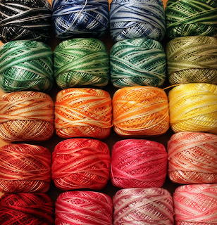 Colorful Thread Spools