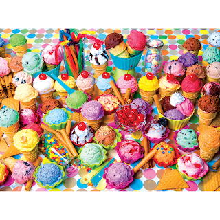 Colorful Ice Cream Cones