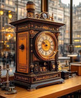 Ornate Antique Mantel Clock