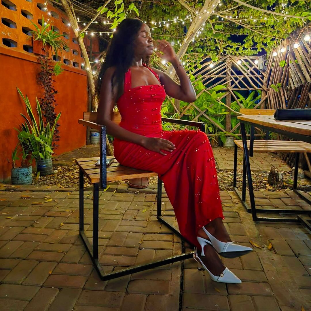 Woman in Red Dress