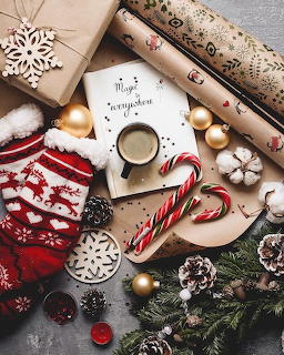 Christmas Flatlay Decorations