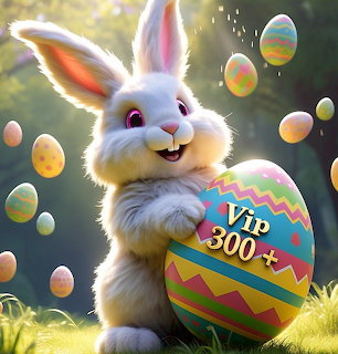 Easter Bunny with Decorated Egg
