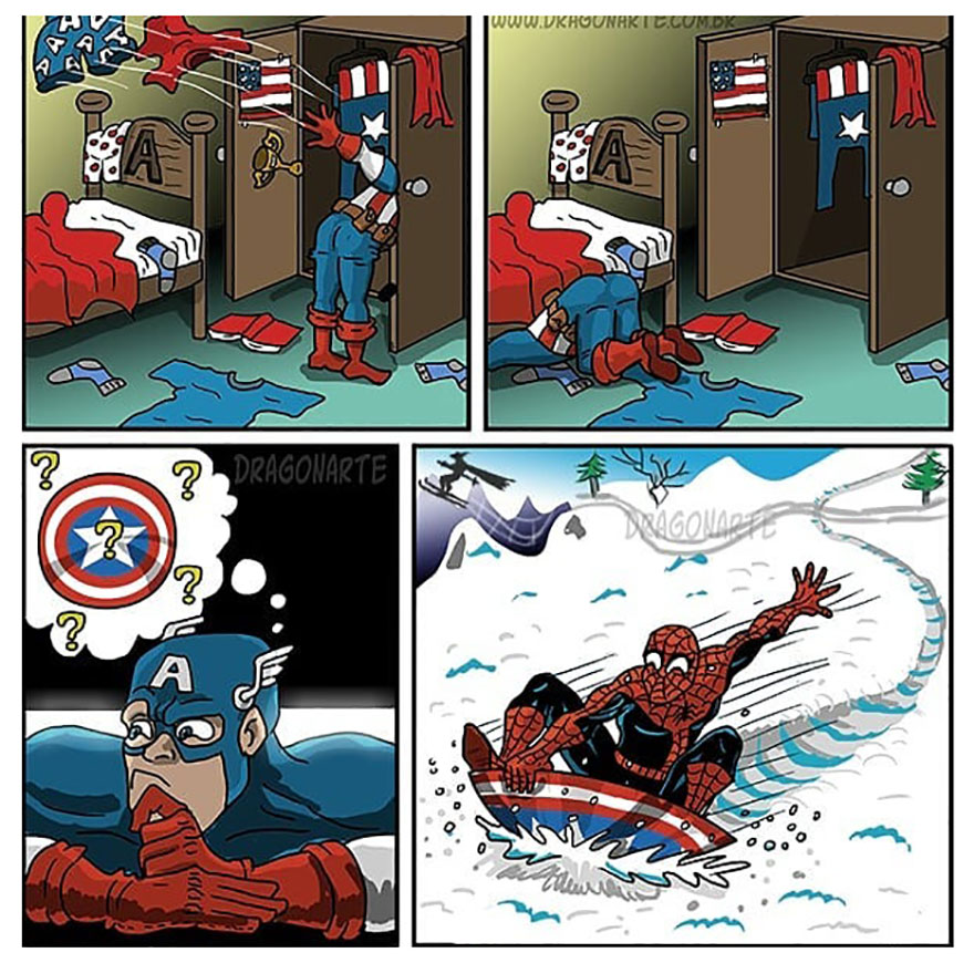 Spiderslide Comic