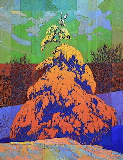 Winter Tree Painting