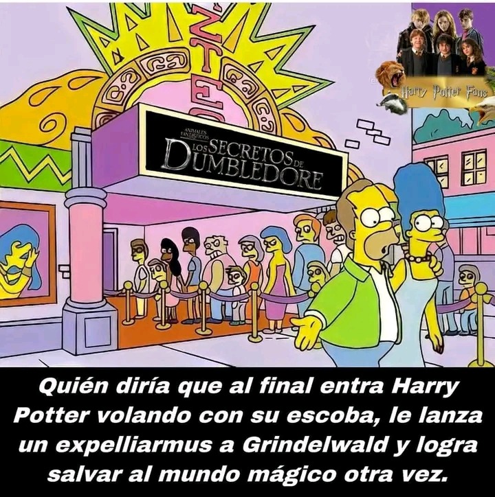 Simpsons Harry Potter Scene