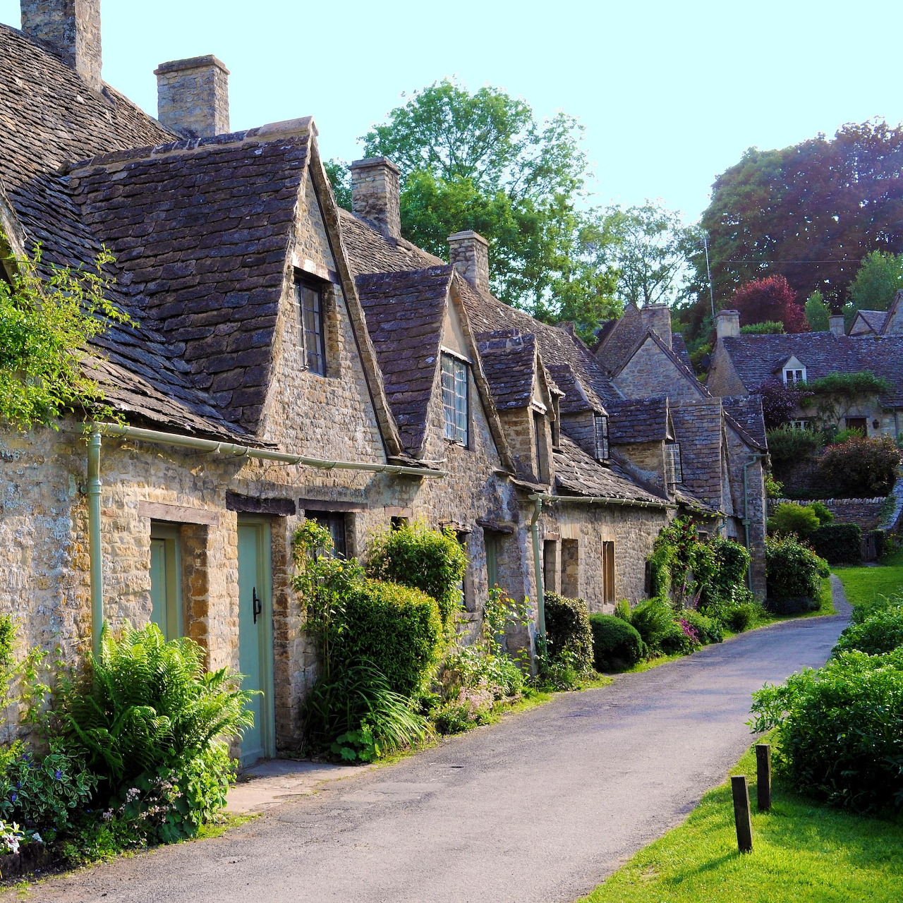English Cotswold Stone Cottages