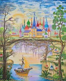 Ghislaine Ratier Fantasy Castle