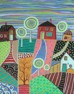 Karla Gerard Patchwork Landscape