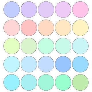 Pastel Colors Grid