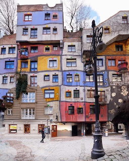 Hundertwasser House Colorful Apartments