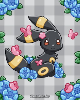 Umbreon Pokémon Illustration