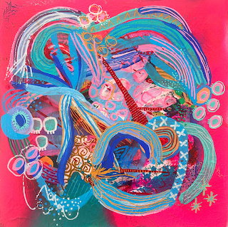 Abstract Expressionist Composition