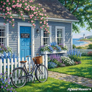 Cottage with Bicycle
