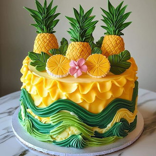 Tropical Pineapple Cake