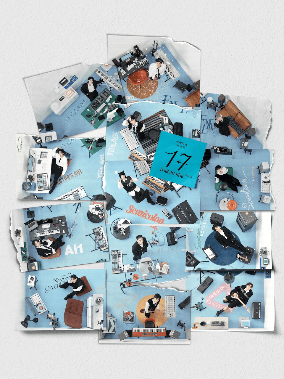 K-pop group SEVENTEEN Maestro concept promotional image