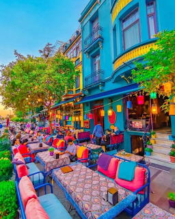 Colorful Street in Istanbul