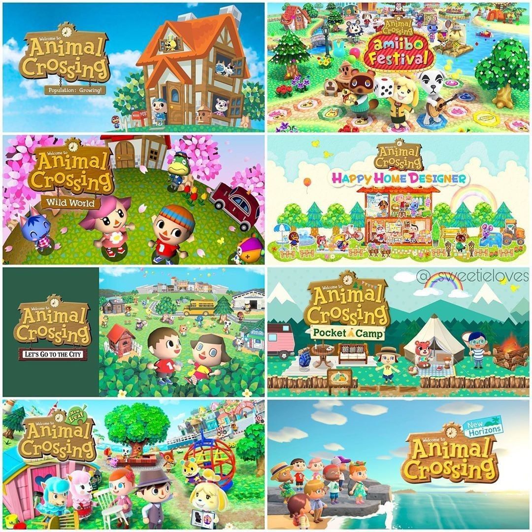Animal Crossing Collage