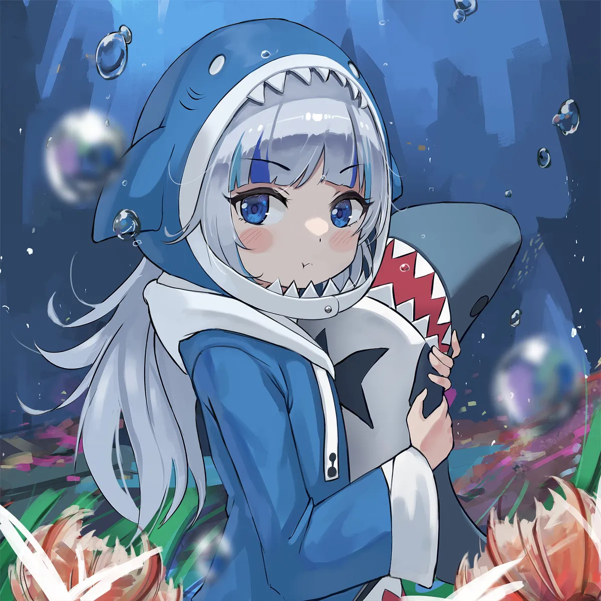 Gawr Gura Shark Hoodie