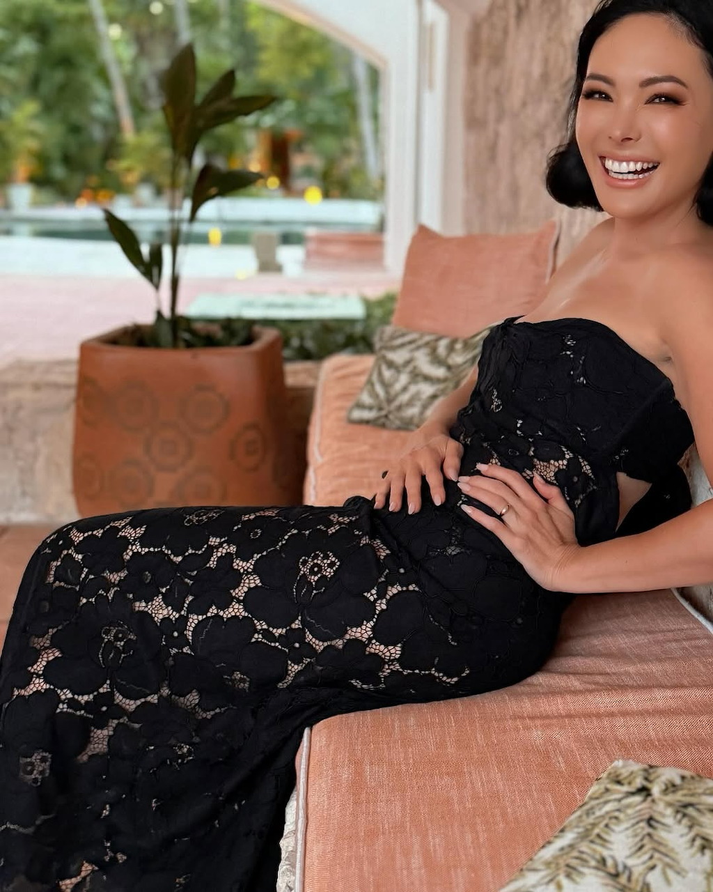 Lindsay Price Black Dress