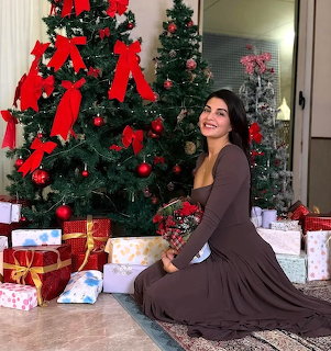 Jacqueline Fernandez Christmas Portrait