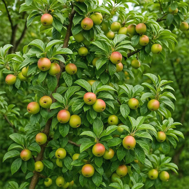 Fruit Tree with Yellow Apples