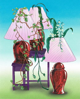 Decorative Lamps With Vines
